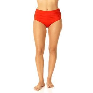 Anne Cole NWT size S red convertible swim bottoms wear 3 ways, color - spice